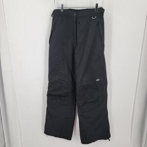 Slalom Pants Womens Medium Black Snowboarding Ski Winter Nylon Waterproof Lined